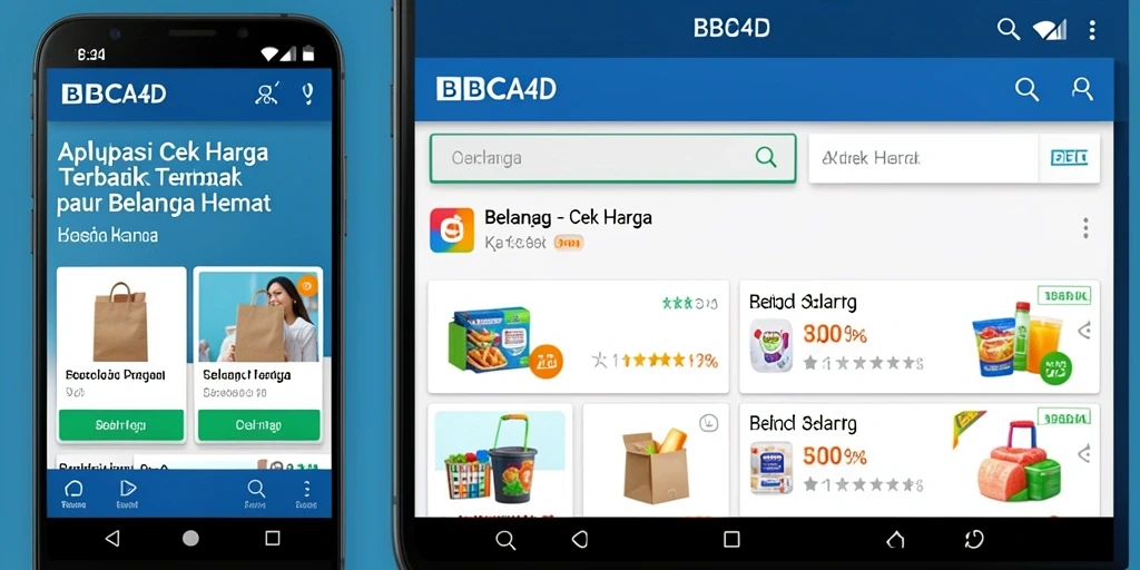 Antarmuka BBCA4D menampilkan perbandingan harga produk dengan jelas dan rapi.