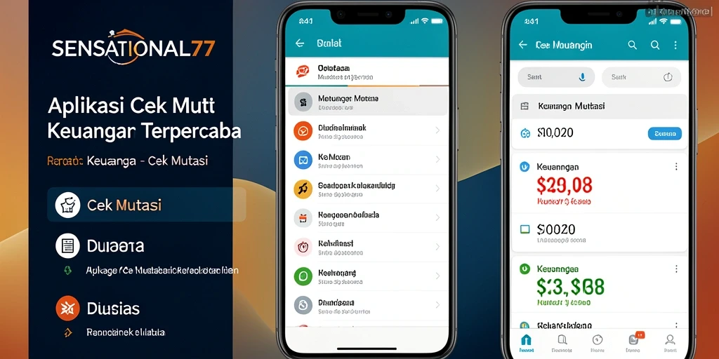 Antarmuka aplikasi SENSATIONAL77 untuk cek mutasi yang mudah digunakan.