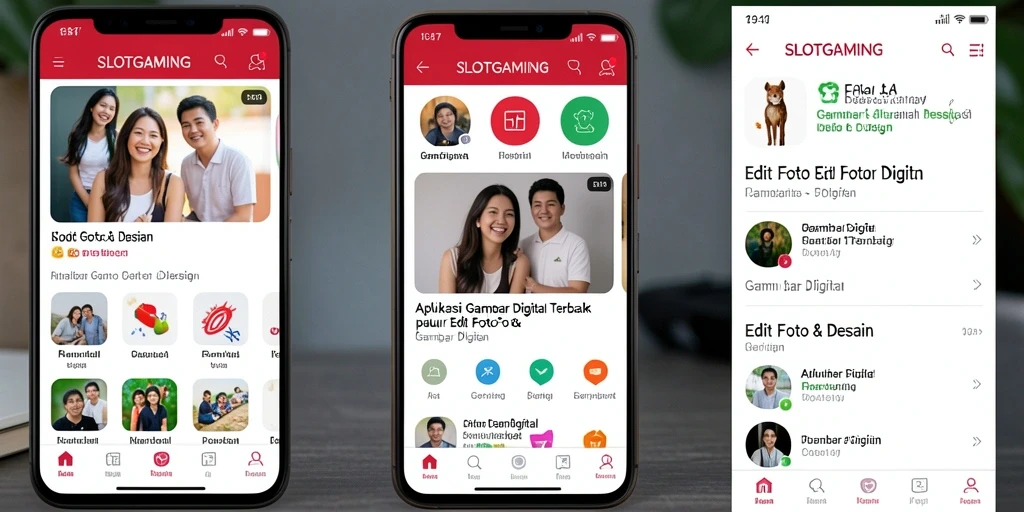 Tampilan antarmuka sederhana SLOTGAMING yang memudahkan pengeditan.