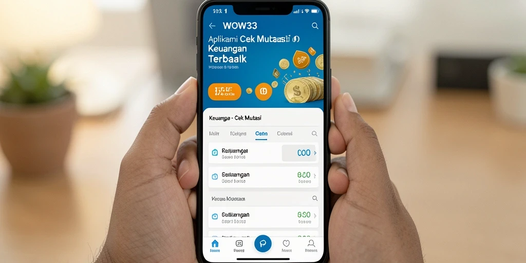 Antarmuka WOW33 yang sederhana dan mudah digunakan untuk cek mutasi.